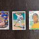 2016 Topps MLB Debuts Starlin Castro, 1994 Collector’s Choice Armando Reynoso, 1988 Fleer Storm Davis